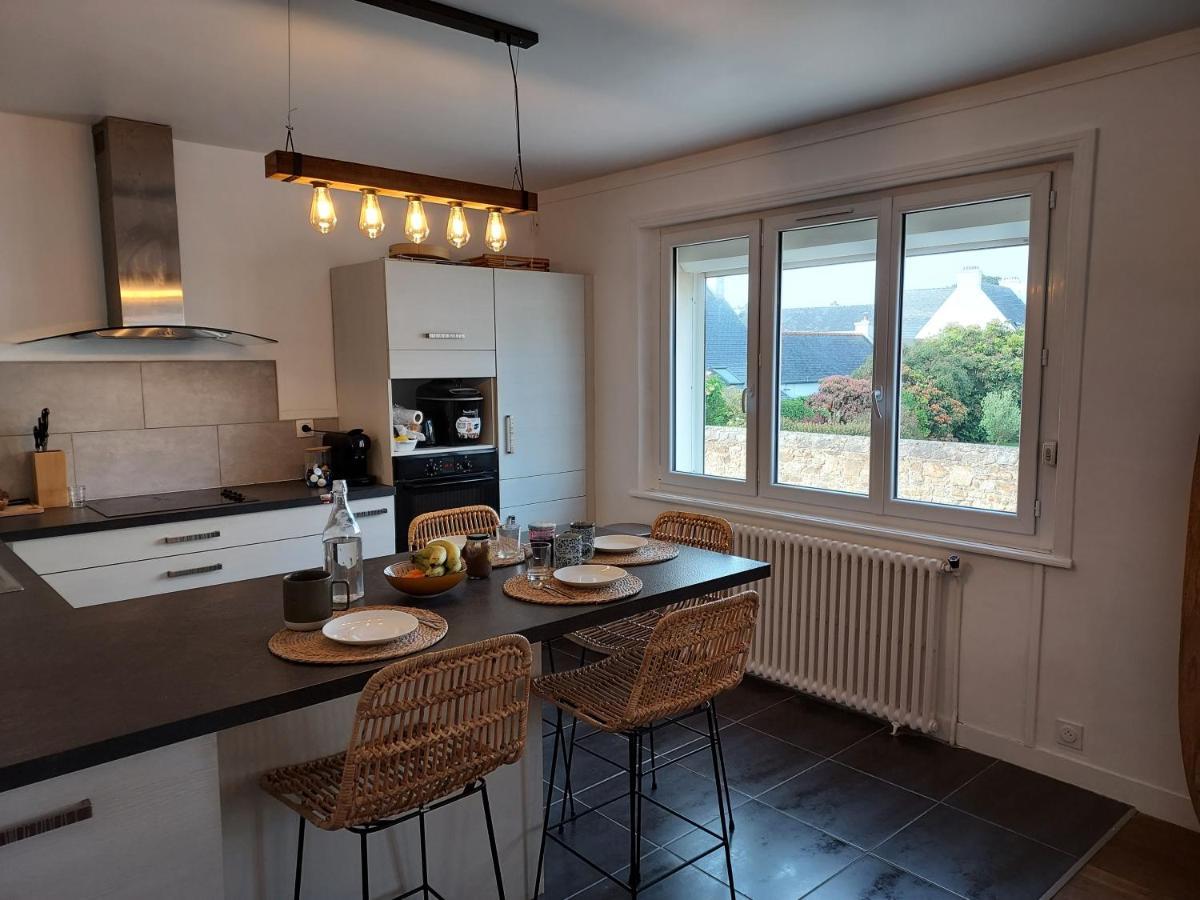 Maison Au Coeur Du Bourg, Plages A Pied Plougasnou Esterno foto