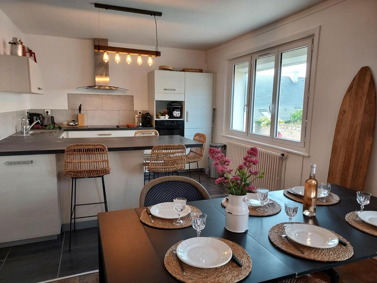 Maison Au Coeur Du Bourg, Plages A Pied Plougasnou Esterno foto